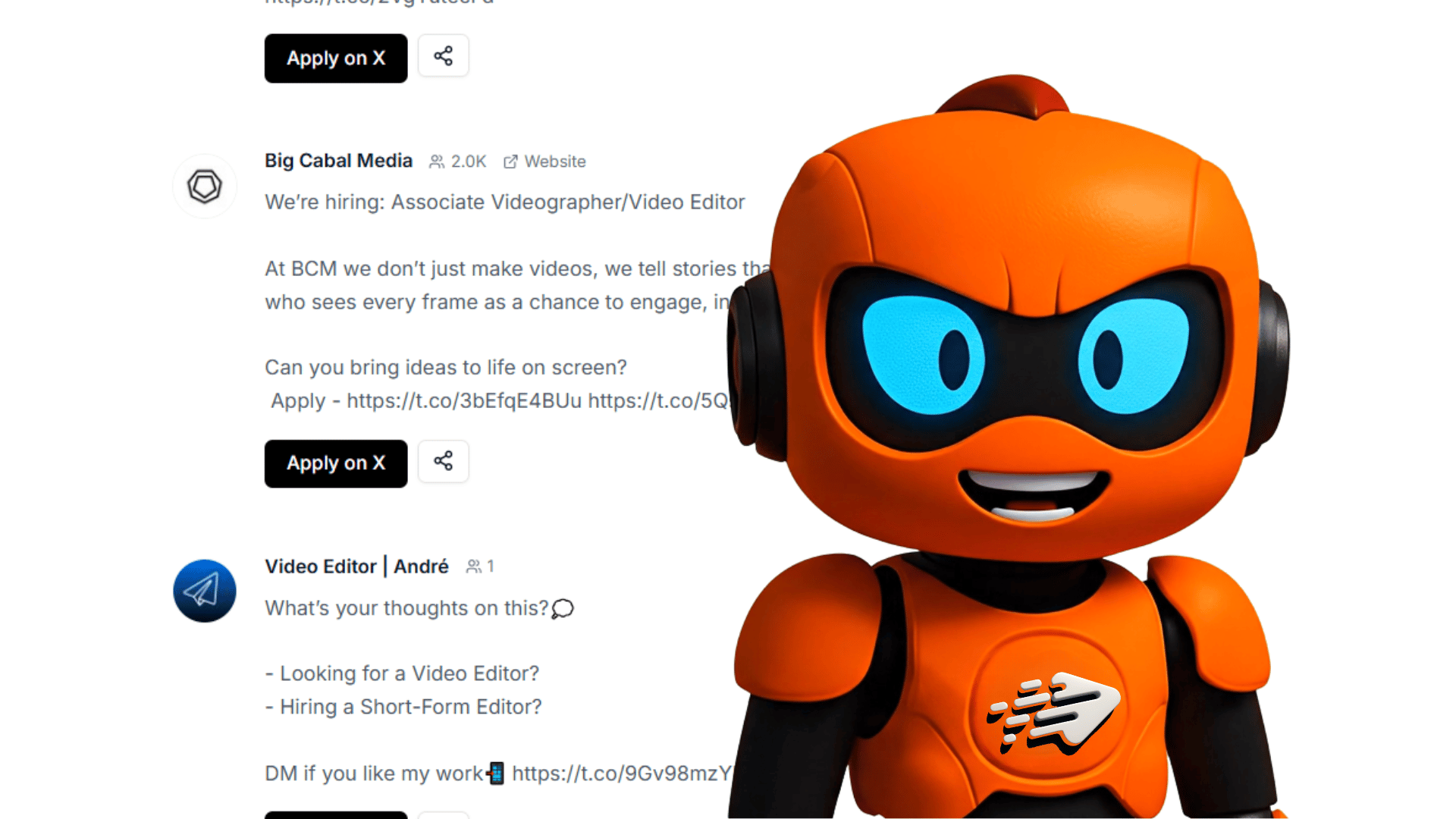 Apply for these Hidden Video Editing Jobs on Twitter Before Everyone Else